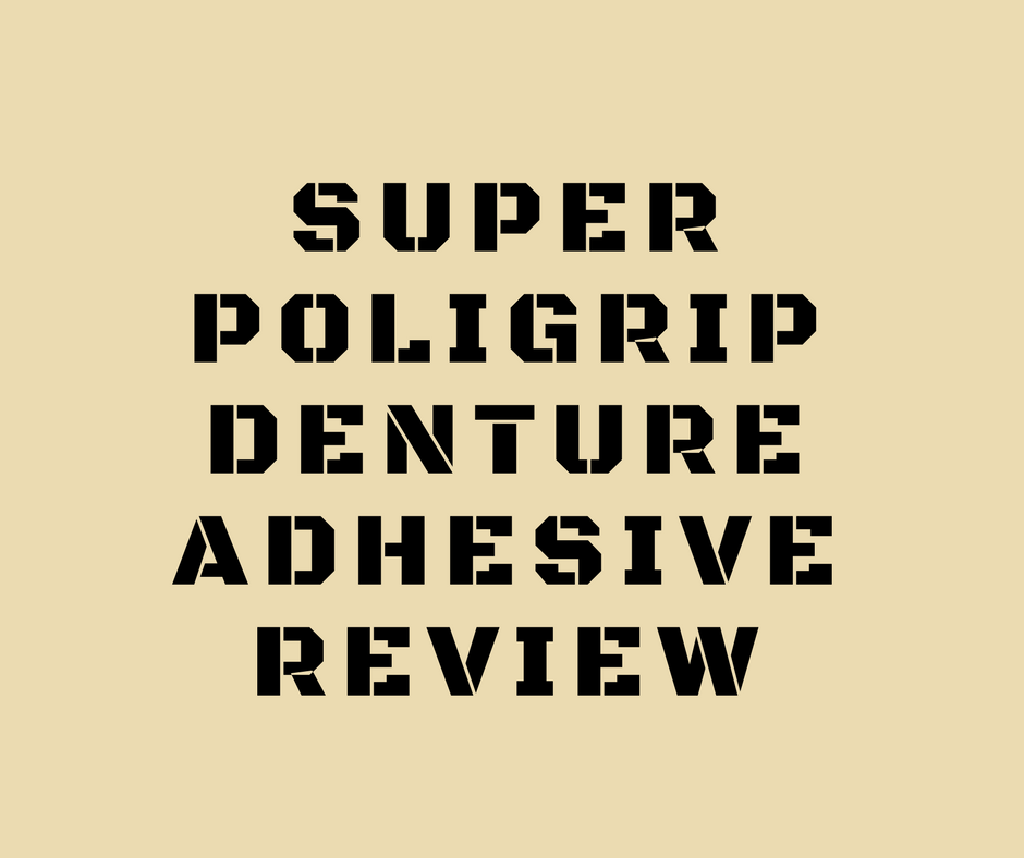 poligrip denture adhesive